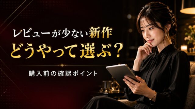 レビューが少ないFANZA新作はどう選ぶ？サンプル・作品説明・出演者から判断する方法