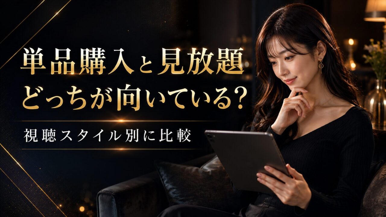 FANZAは単品購入と見放題どっちが向いている？作品数・視聴スタイル・予算で比較